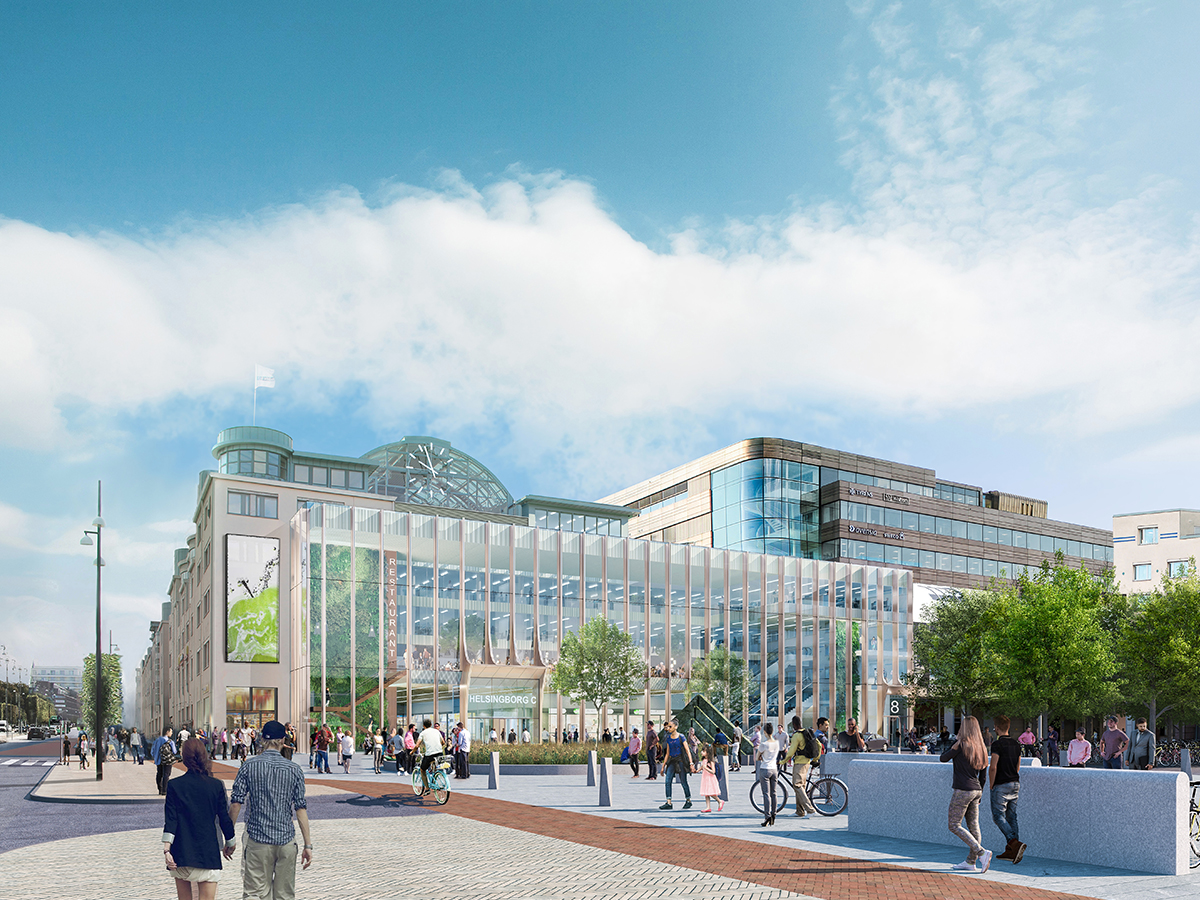 Arbetet med Helsingborg C går som på räls