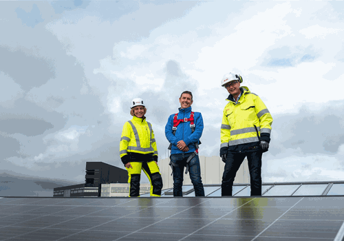 Wihlborgs och E.ON satsar på solceller med lägre klimatavtryck
