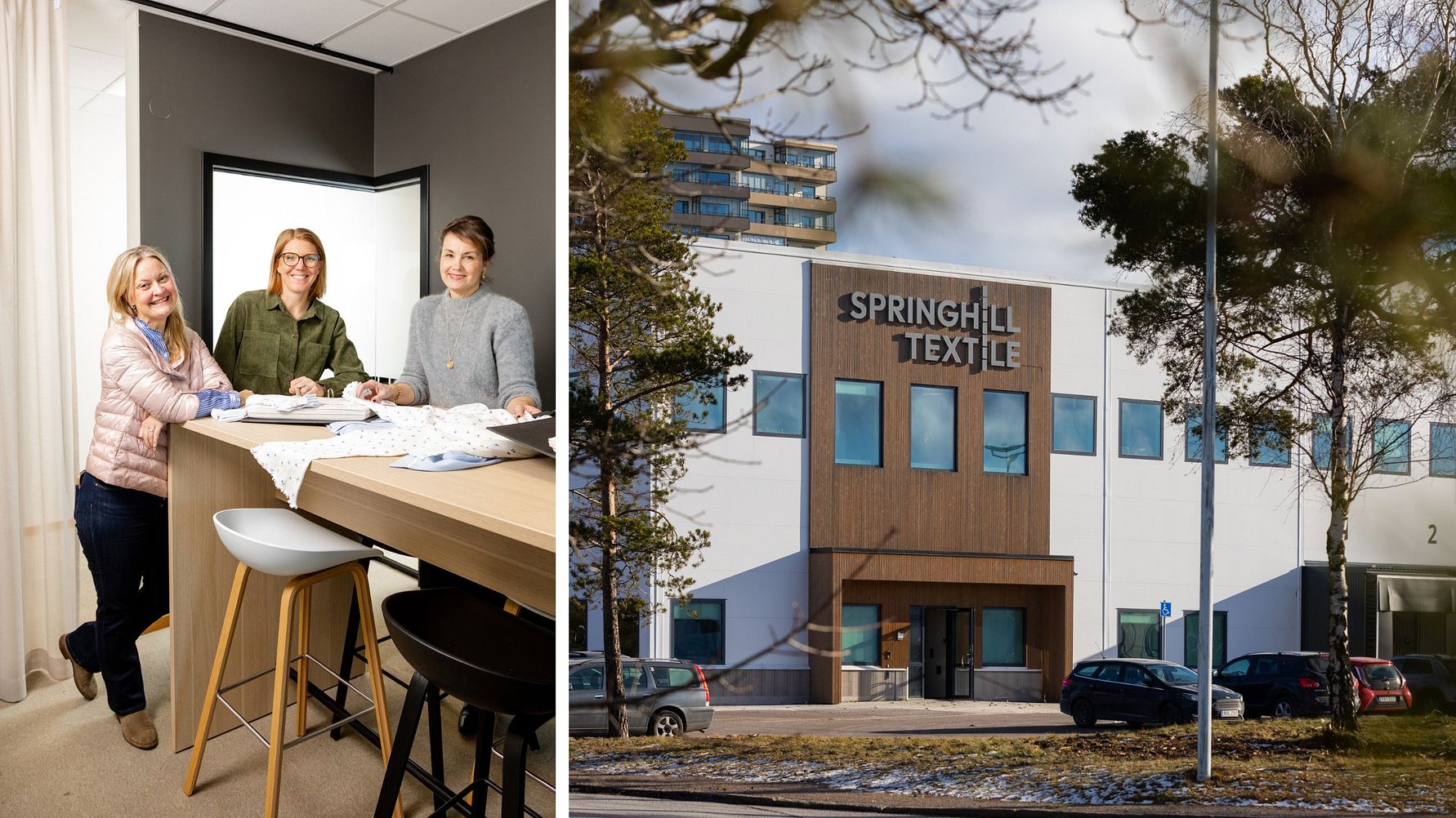 I Hamncity kunde Springhill Textile sy ihop sin vision