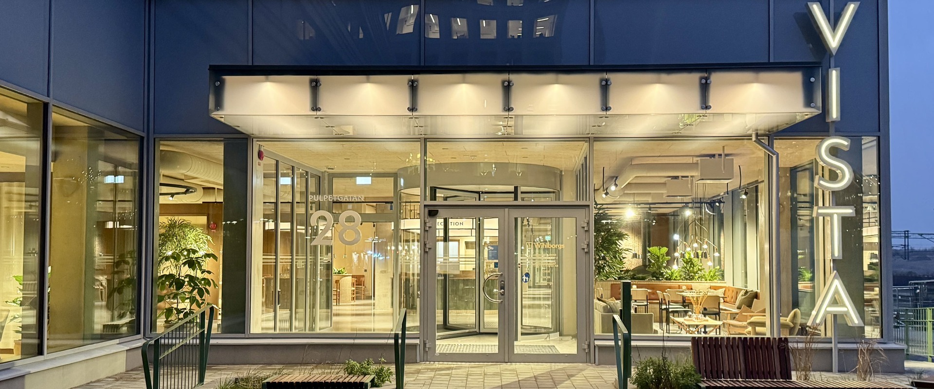 Kontor med magisk utsikt från plan 8