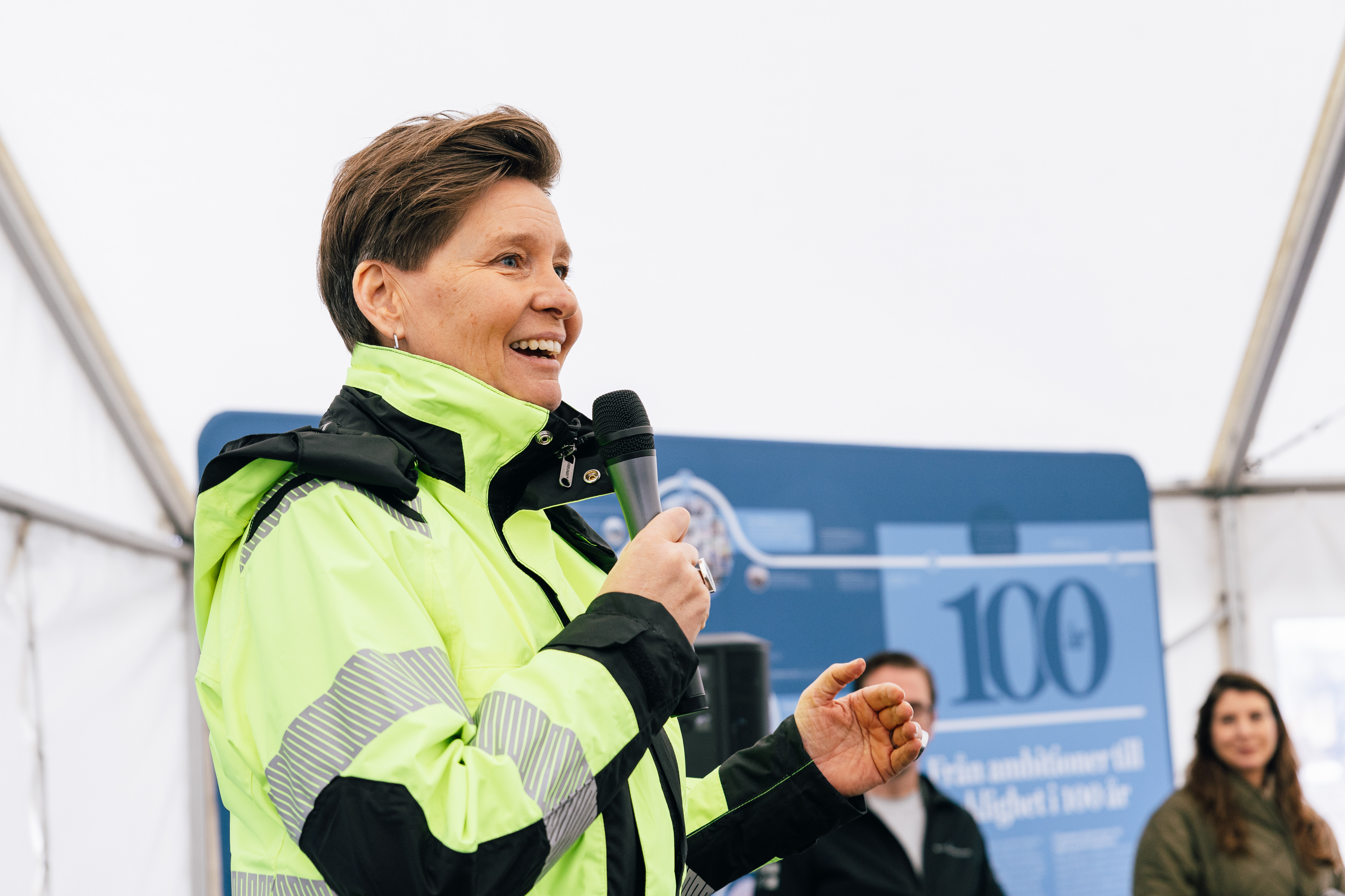 Speech at spadtag, Bilrutan 5, in Landskrona