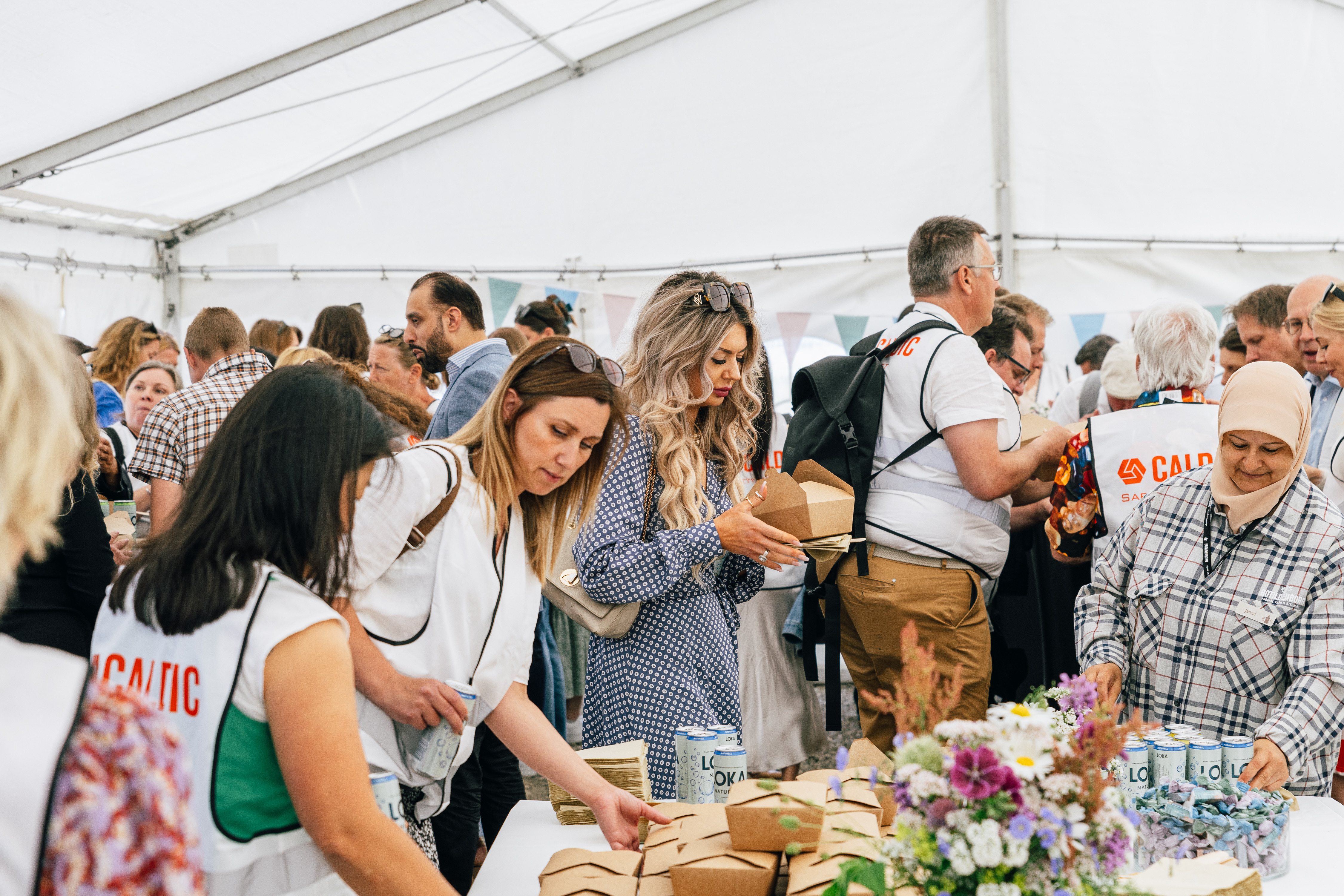 Joint lunch in connection with the Spadtag ceremony for Caldic’s new facility