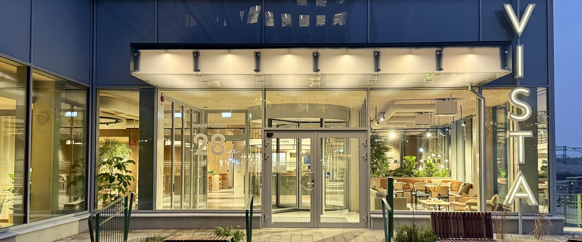 Kontor med panoramautsikt