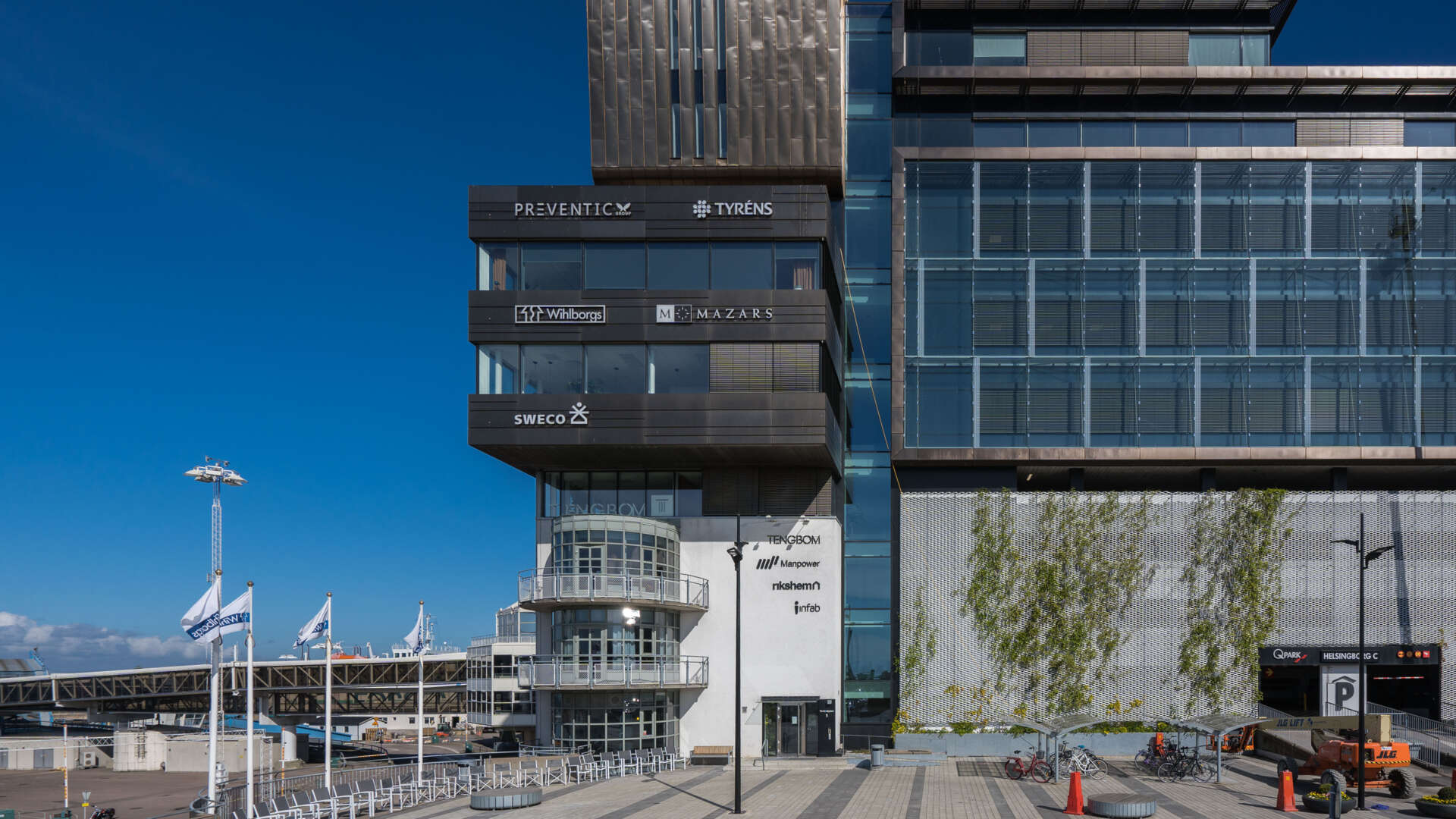 Kontor på Helsingborg C med sundsutsikt