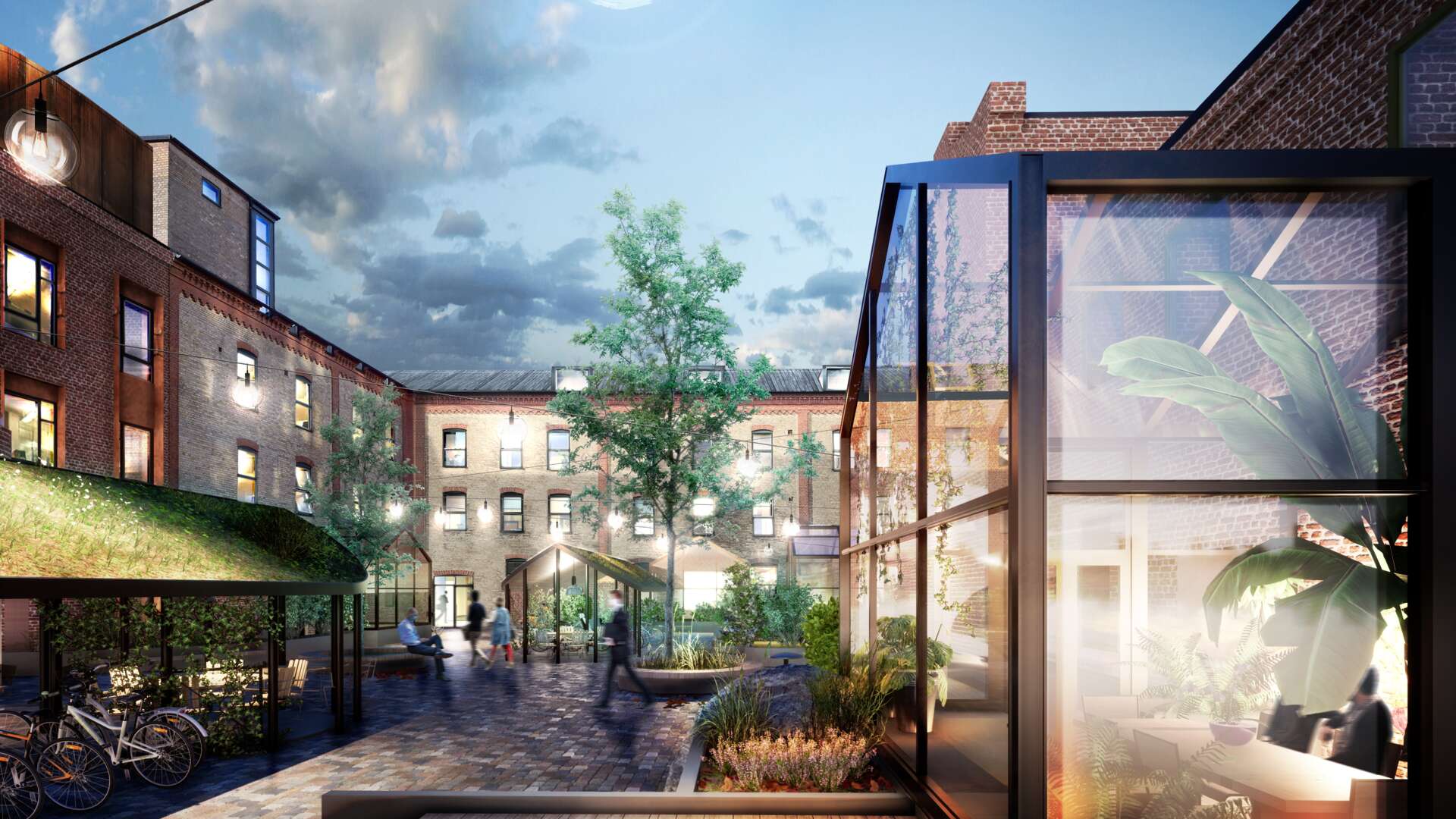 Wihlborgs bygger om det gamla sockerraffinaderiet i Lund till moderna kontor med industriell känsla.